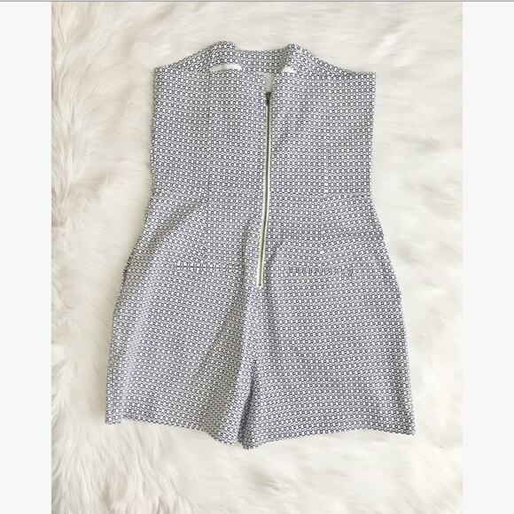 JOIE Geometric Print Strapless Play Romper - Picture 4 of 8